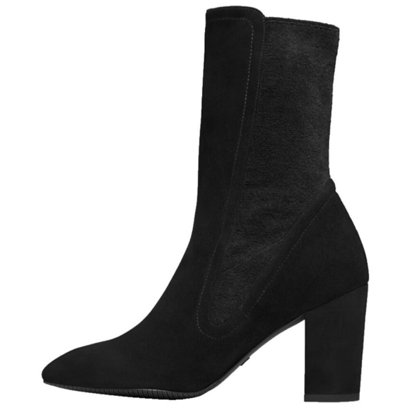Stuart Weitzman Women's Boots Suede FIFER 80 Size 8.5 - Picture 4 of 16